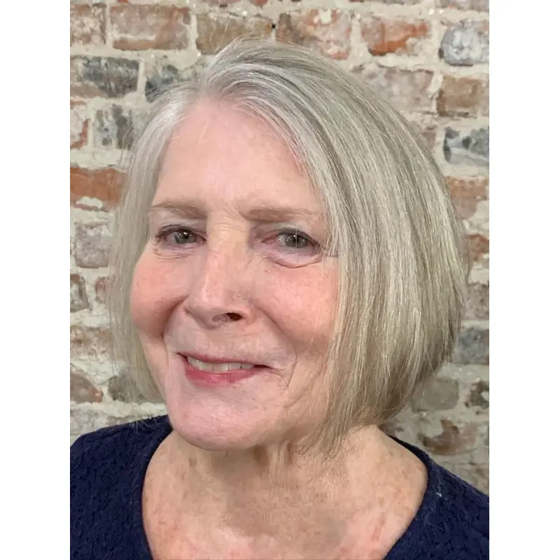 Short Grey Hair Cuts Without Bangs Straight Lace Front Wigs