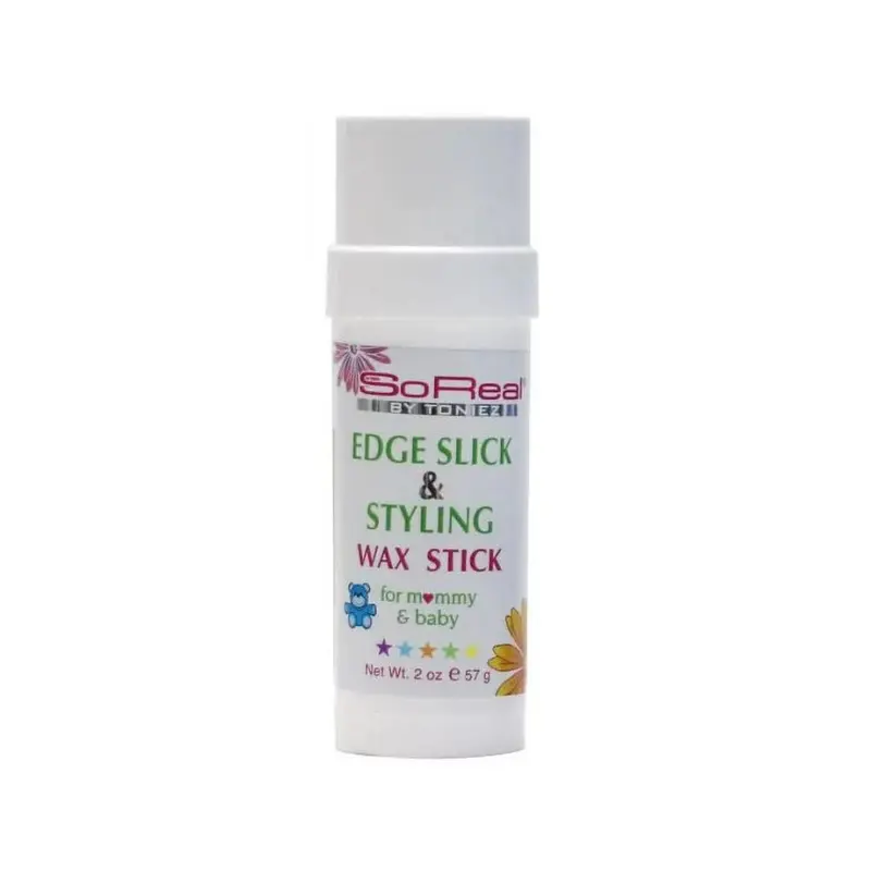 SoReal by Toniez Edge Slick & Styling Wax Stick - for Mommy & Baby - 2 oz