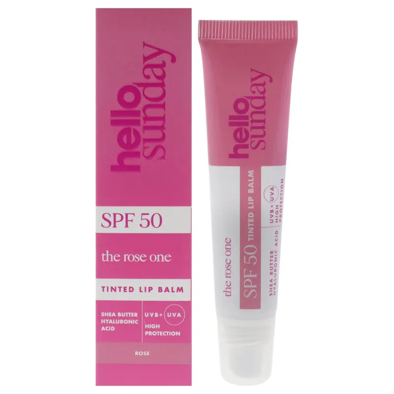 Hello Sunday The Rose One Tinted Lip Balm SPF 50 by Hello Sunday for Women - 0.5 oz Lip Balm