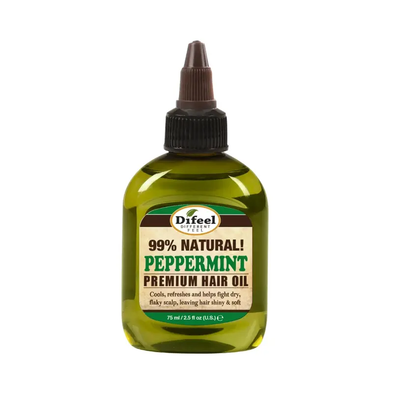Difeel Peppermint Premium Hair Oil  2.5 oz | Stimulate Scalp, Refresh & Promote Growth