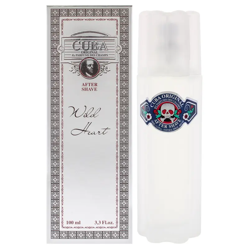 Cuba Cuba Wild Heart by Cuba for Men - 3.4 oz After Shave