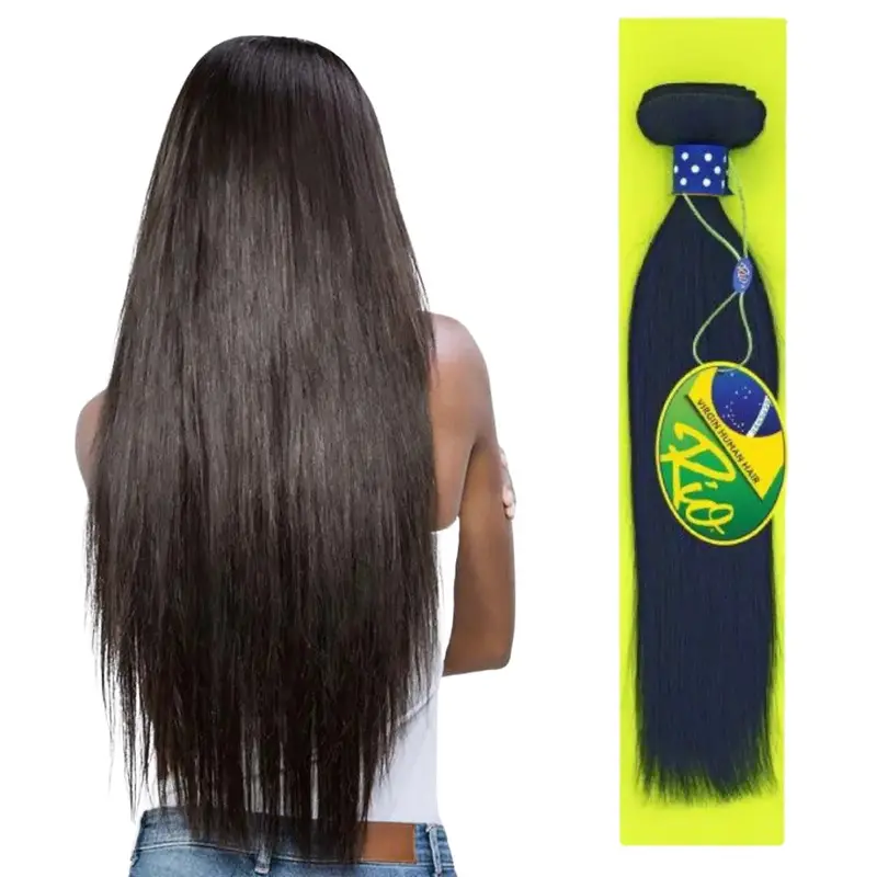 RIO 100% Brazilian Remy Virgin Human Hair Bundle - Straight (10"-30")