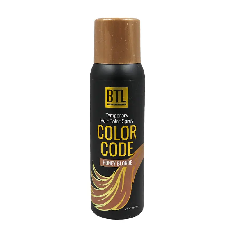 BTL Color Code Temporary Hair Color Spray - Honey Blonde
