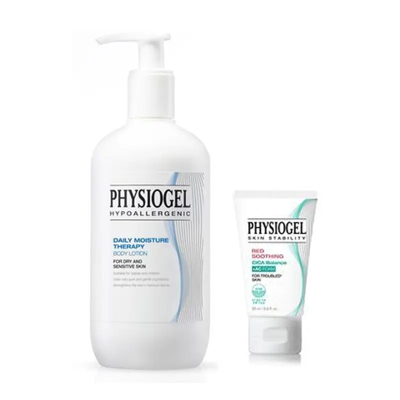 PHYSIOGEL DMT Body Lotion (400ml) + Cica Foam Cleanser (20ml) Limited Edition Set