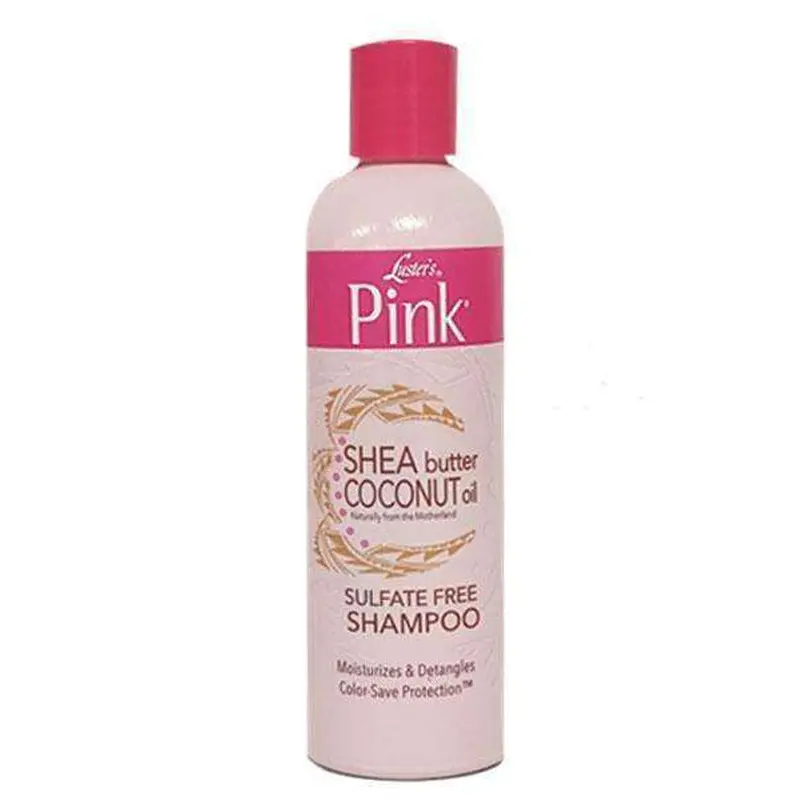 Pink Shea Butter Coconut Oil Sulfate Free Shampoo
