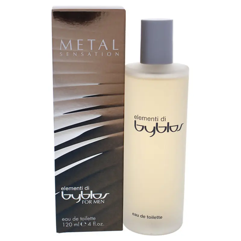 Byblos Elementi Di Metal Sensation by Byblos for Men - 4 oz EDT Spray