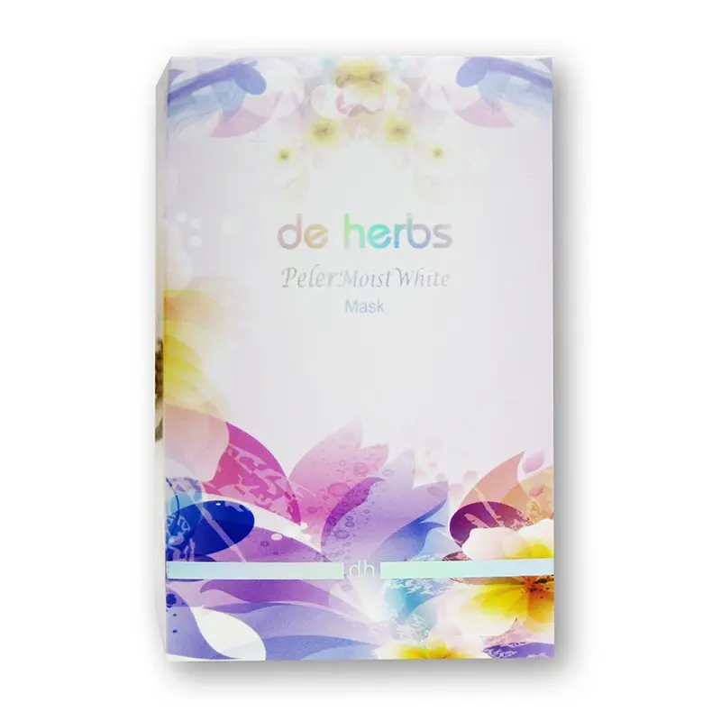 de herbs PelerMoist White Mask  - 10 sheet mask  Fixed Size