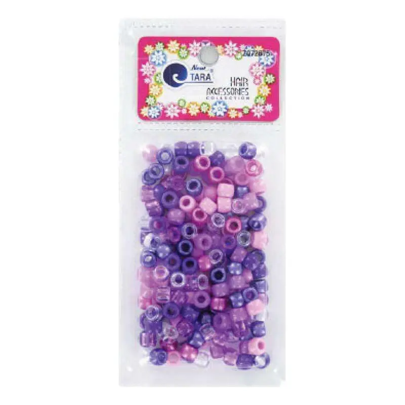Tara Hair Beads - #72675 Purple Tone Mix Small