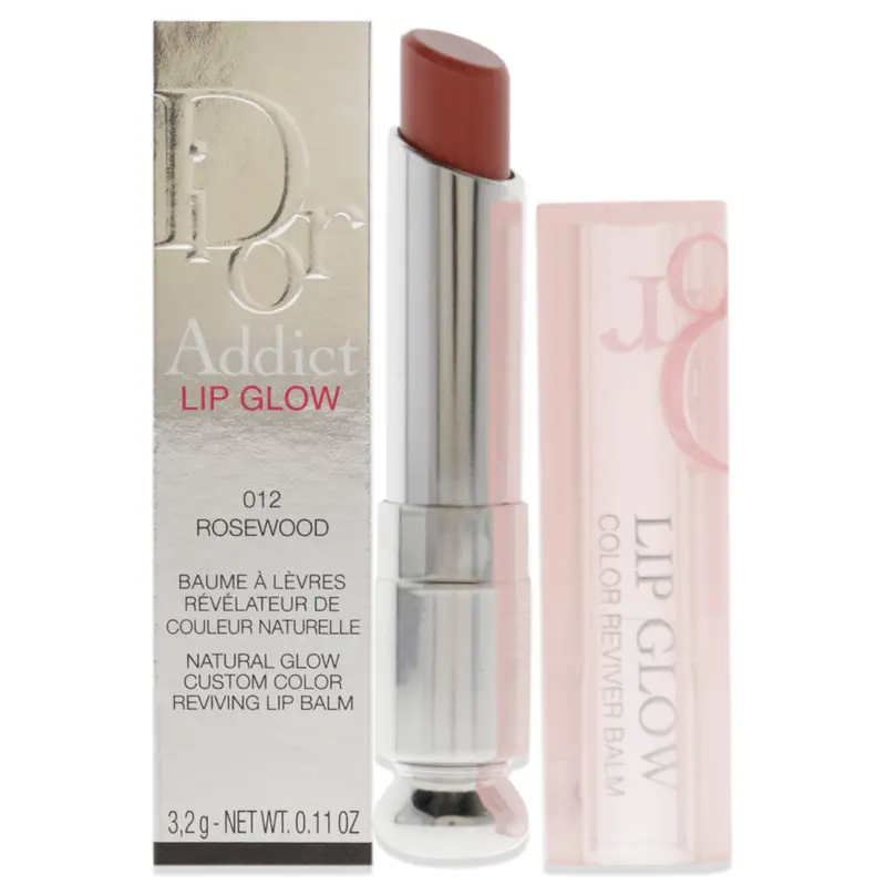 Christian Dior Dior Addict Lip Glow - 012 Rosewood by Christian Dior for Women - 0.12 oz Lip Balm
