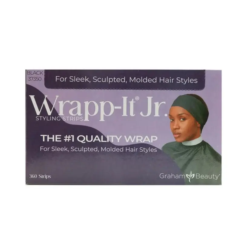 Wrapp-It Jr. Styling Strips - Black 360 Strips Total