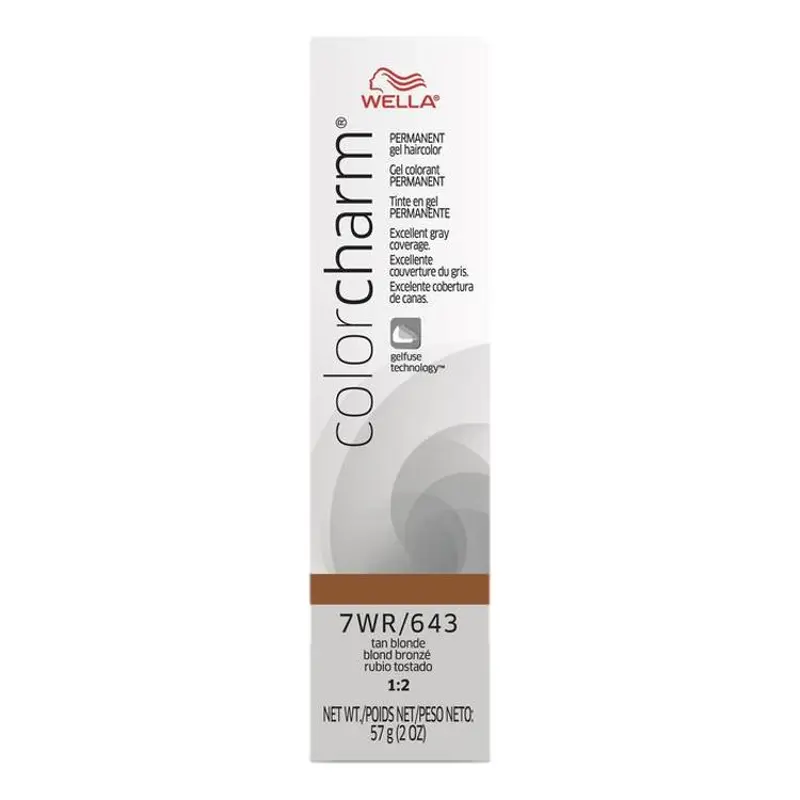 Wella Color Charm Gel Permanent Hair Color - 7WR/643 Tan Blonde