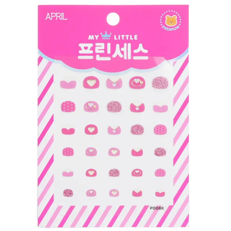 April Korea Princess Kids Nail Sticker - # P008K  1pack