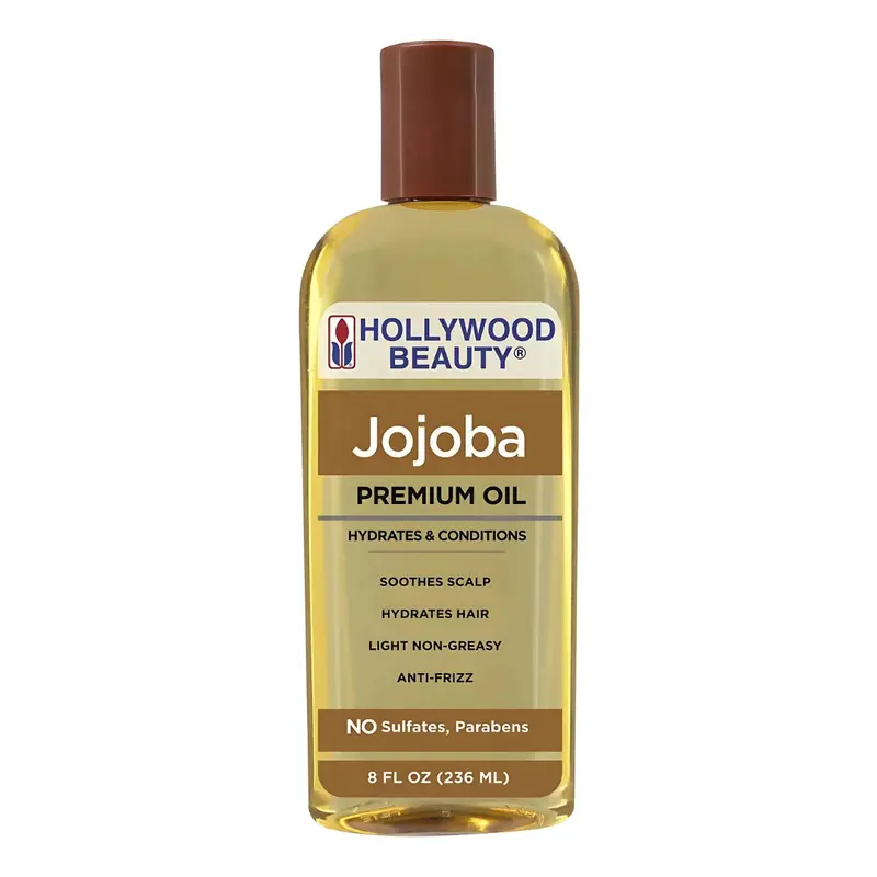 Hollywood Beauty Jojoba Premium Oil - Hydrates & Conditions - 8 oz