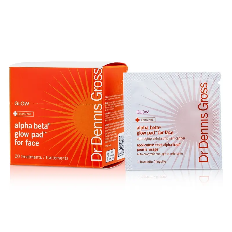 Dr Dennis Gross Alpha Beta Glow Pad for Face  20 Towelettes