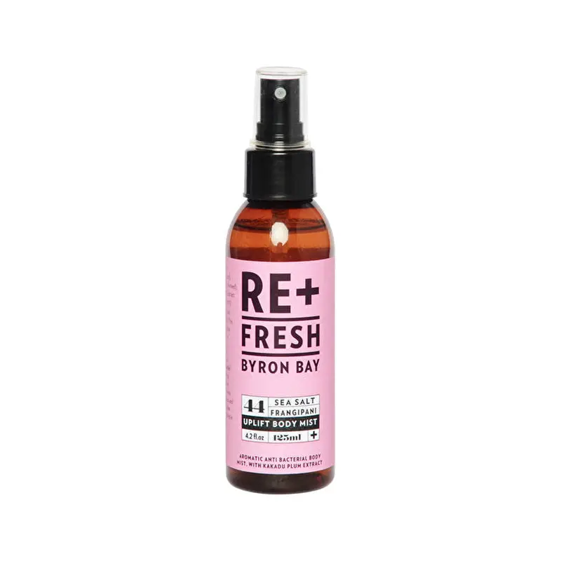 ReFresh Byron Bay Re+Fresh Byron Bay Uplift Body Mist (Anti Bact. Body Mist Sea Salt, Frangipani & Kakadu Plum) 125ml