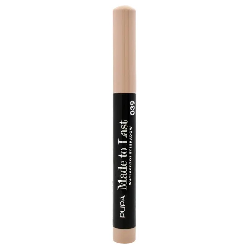 Pupa Milano Made To Last Eyeshadow Waterproof - 039 Butter by Pupa Milano for Women - 0.049 oz Eye Shadow