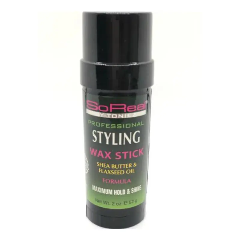 SoReal Professional Styling Wax Stick with Shea Butter & Flaxseed - Max Hold - 2 oz
