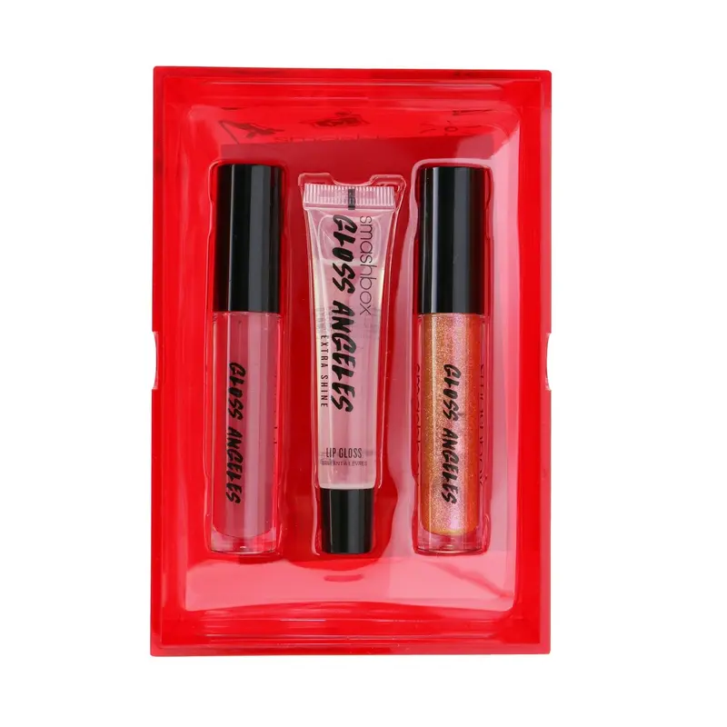 Smashbox Gloss Angeles Trio Set (3x Lip Gloss) (Box Slightly Damaged)  3x4ml/0.13oz