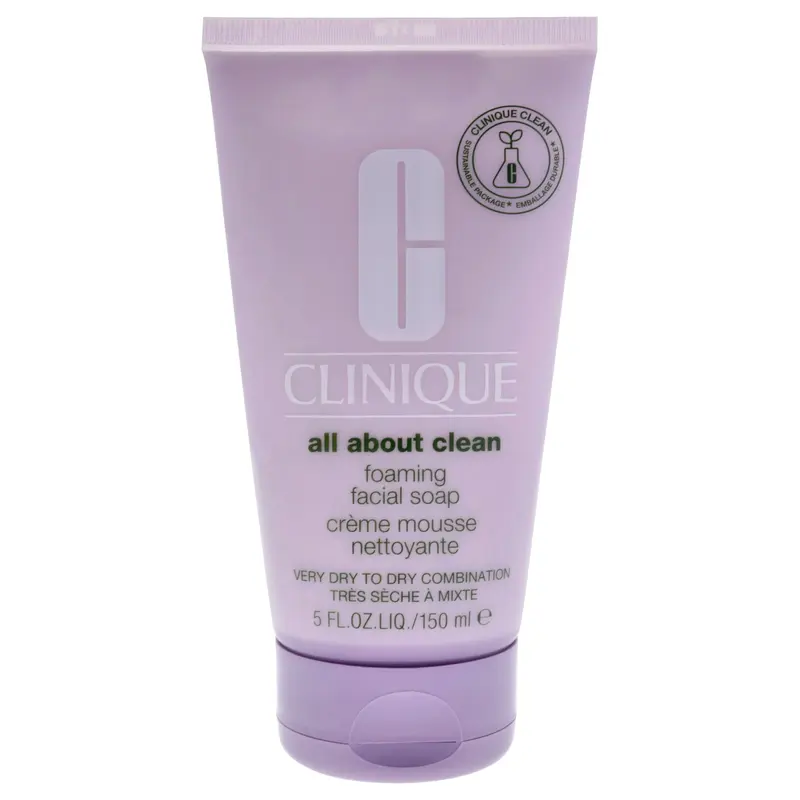 Clinique All About Clean Foaming Facial Soap by Clinique for Women - 5 oz Soap
