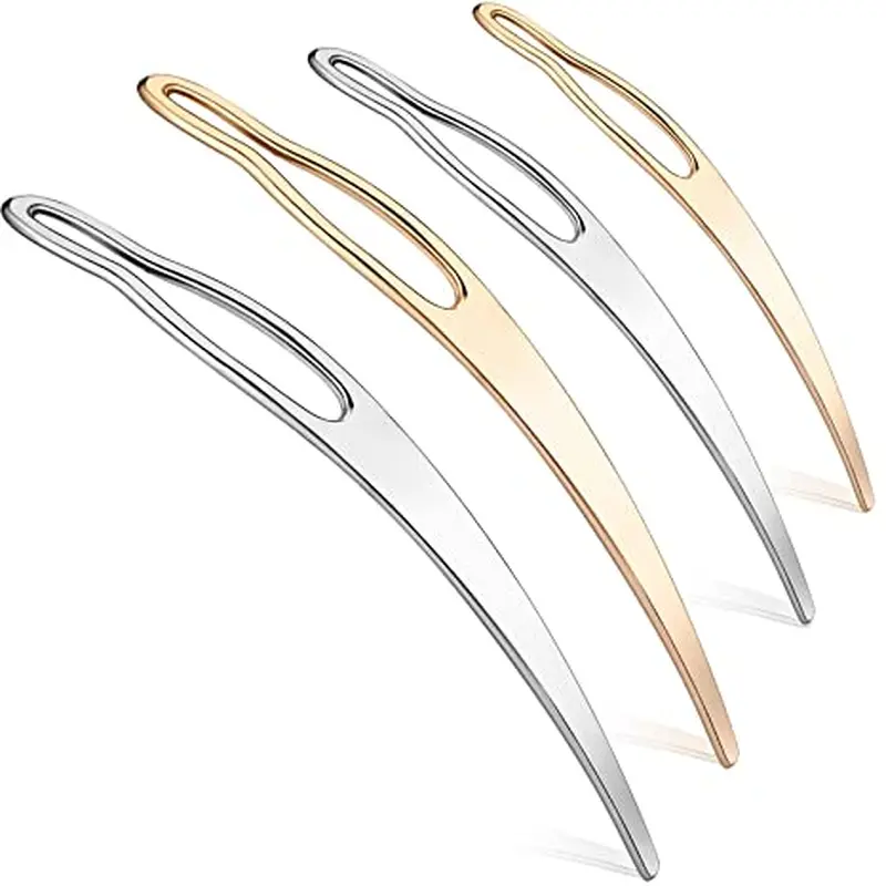 ANA BEAUTY INTERLOCKING NEEDLE- SILVER