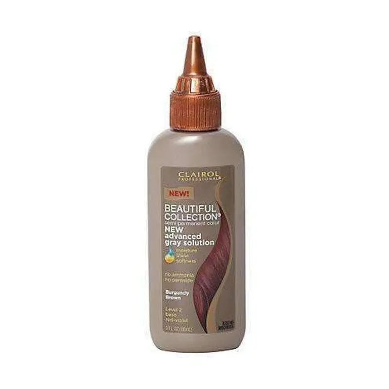 Beautiful Collection Semi-Permanent Advanced Gray Solution - 2RV Burgundy Brown