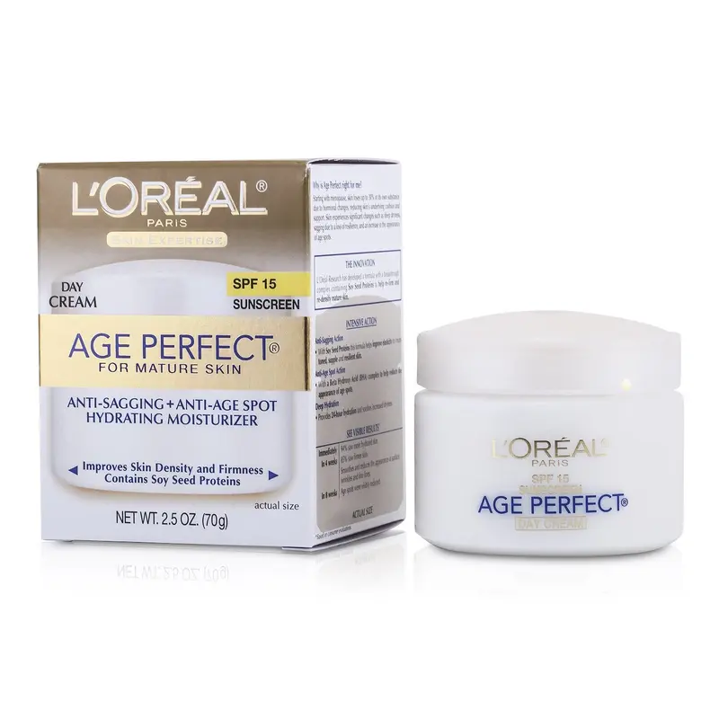 L'Oreal Skin-Expertise Age Perfect Hydrating Moisturizer SPF 15 (For Mature Skin)  70g/2.5oz
