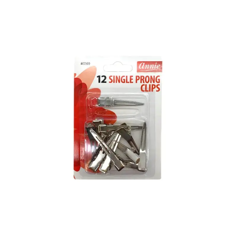 Annie #3169 Single Prong Clips 12 ct