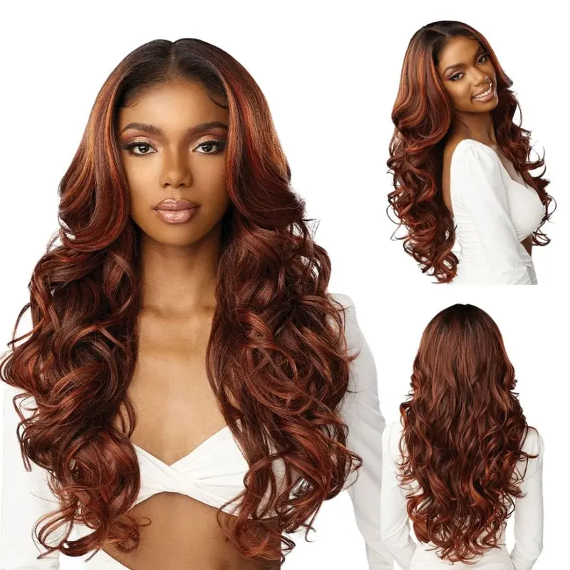 Sensationnel Butta Lace Pre-Cut 100% Premium Fiber Wig 26" - Unit 3