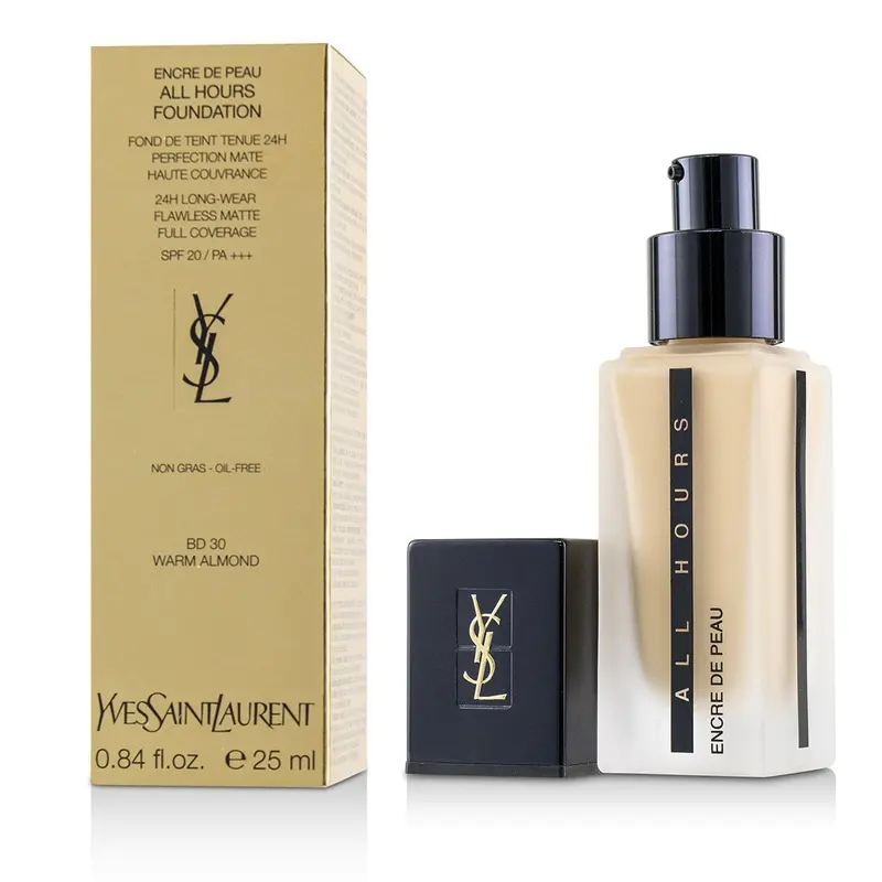 Yves Saint Laurent All Hours Foundation SPF 20 - # BD30 Warm Almond  25ml/0.84oz