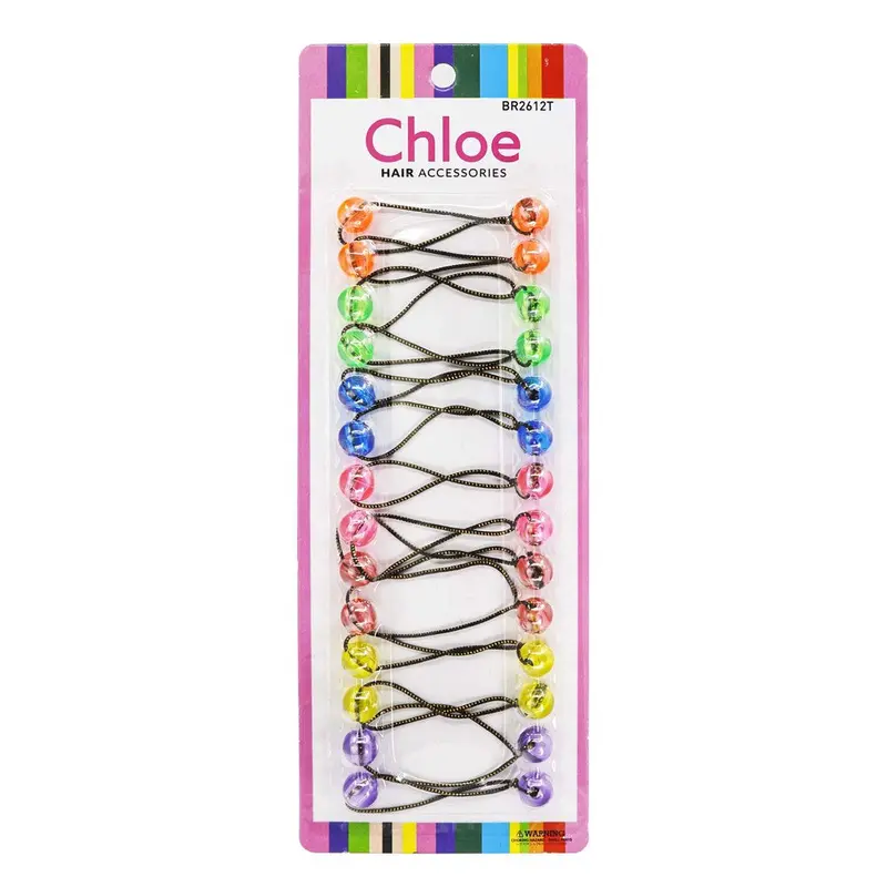 Chloe Hair Baubles - Transparent Assorted #BR2612T
