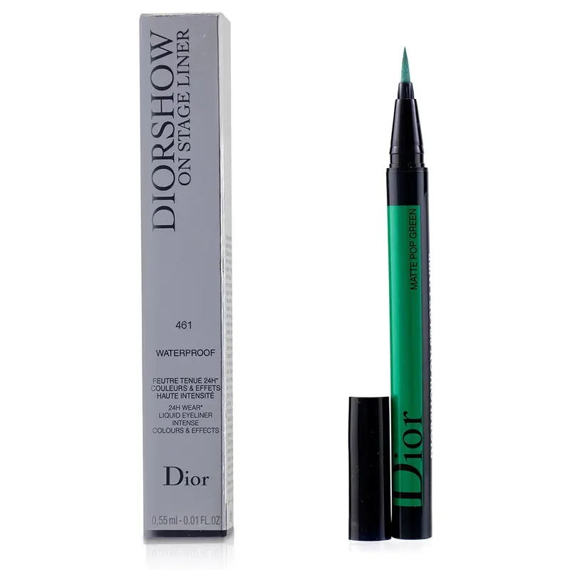Christian Dior Diorshow On Stage Liner Waterproof - # 461 Matte Pop Green  0.55ml/0.01oz