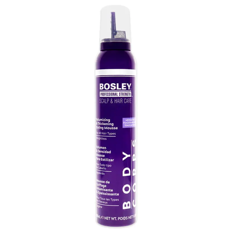 Bosley Volumizing Thickening Styling Mousse by Bosley for Unisex - 6.6 oz Mousse