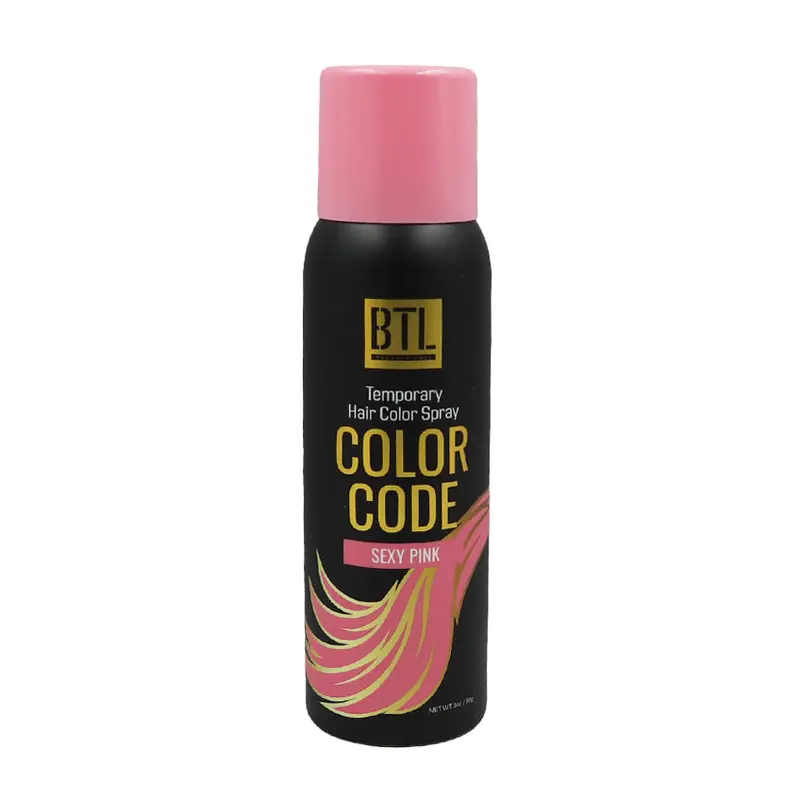 BTL Color Code Temporary Hair Color Spray - Sexy Pink
