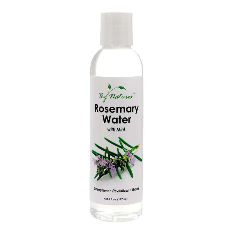 By Natures Rosemary Water with Mint  6 oz | Stimulate, Refresh & Strengthen Hair