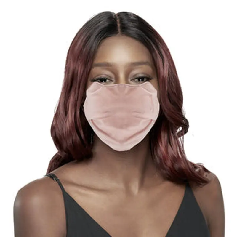 Fashion Corduroy Face Mask (Pink)
