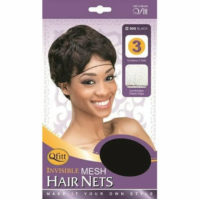Qfitt: Invisible Mesh Hair Nets 3pk