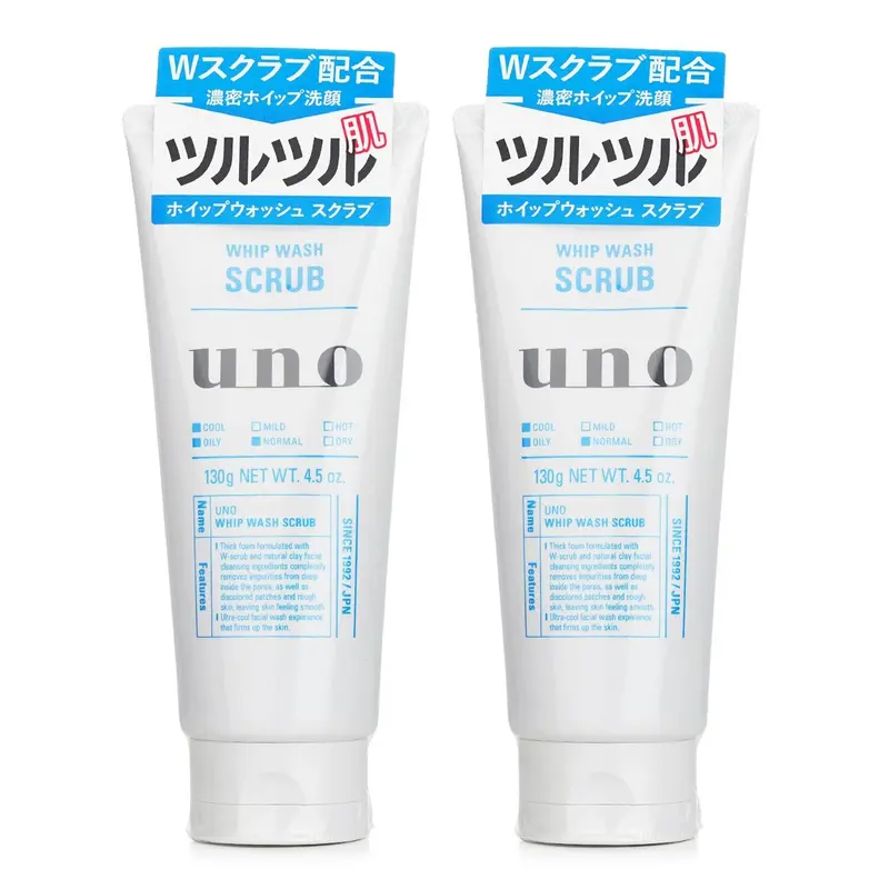 UNO 1+1 SetWhip Wash Scrub  130g/4.5oz x2