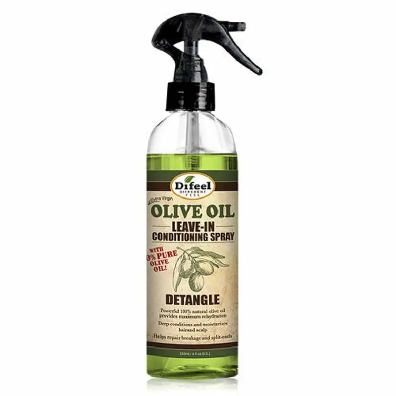 Difeel: Olive Oil Detangle Leave-In Conditioning Spray 6oz