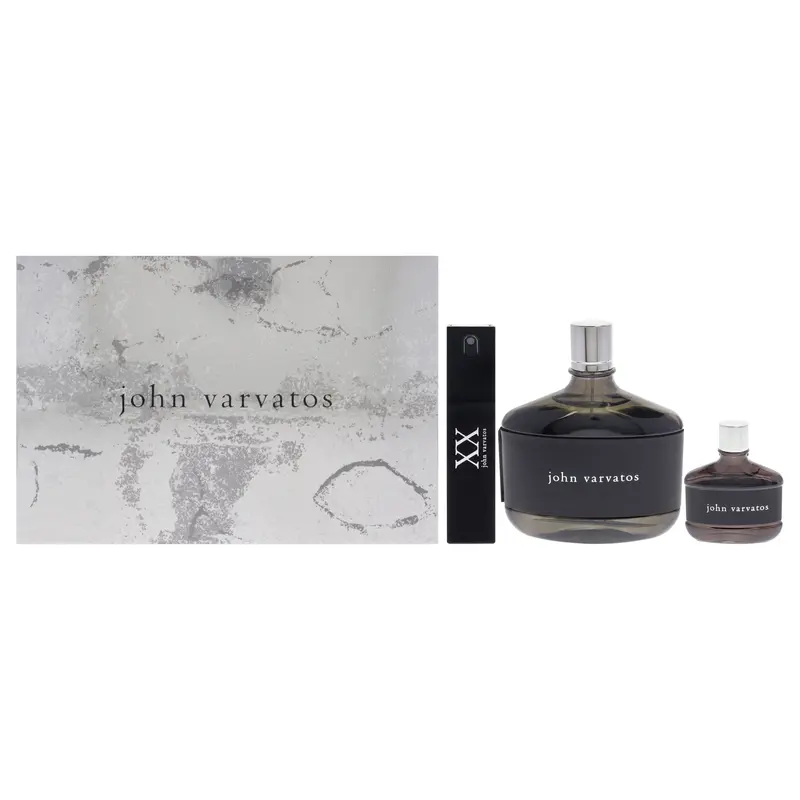 John Varvatos John Varvatos Heritage by John Varvatos for Men - 3 Pc Gift Set 4.2oz Heritage EDT Spray, 0.57oz XX EDT Spray, 0.5oz Heritage EDT Spray