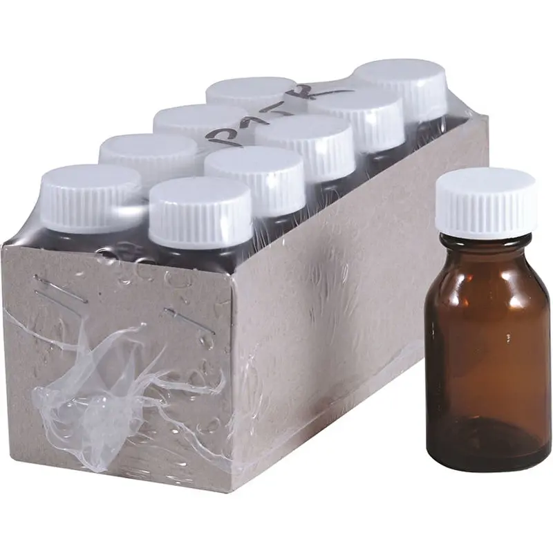 Dispensary & Clinic Items Bottle Glass Amber with Cap 10 Pack 15ml