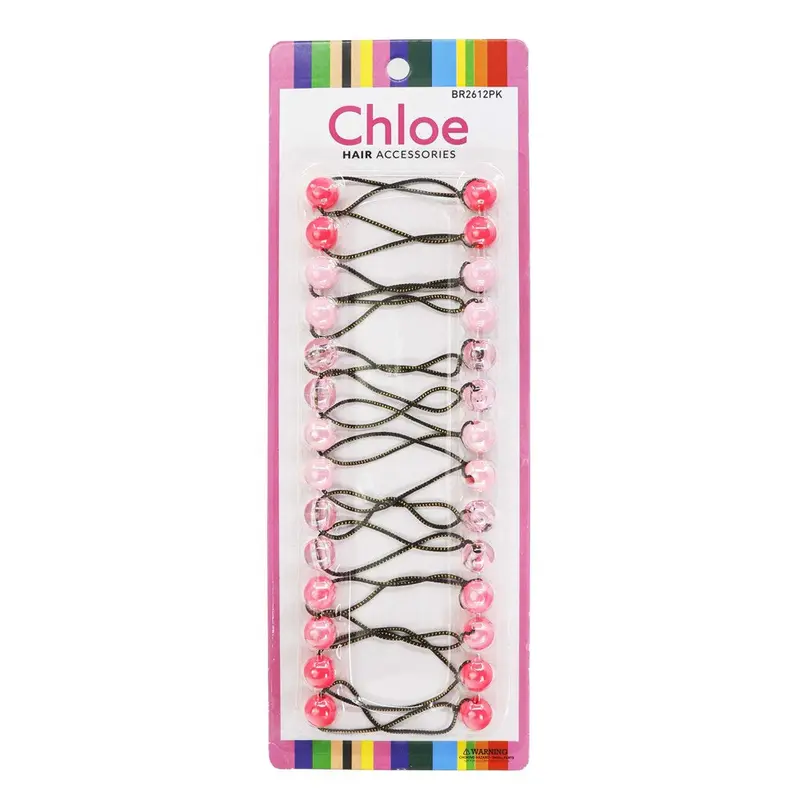 Chloe Hair Baubles - Pink Assorted #BR2612PK