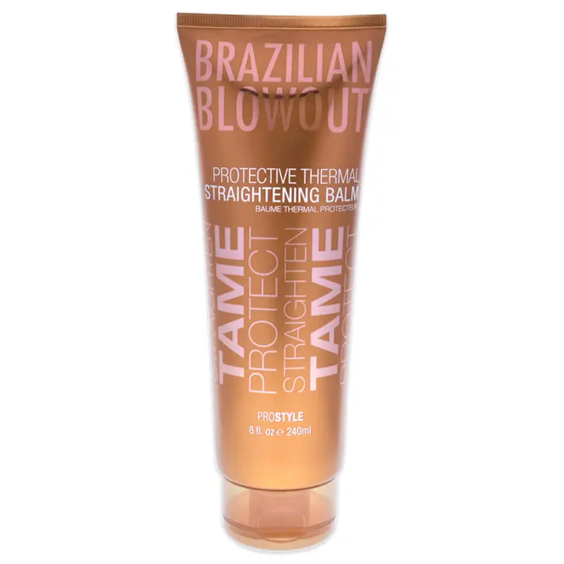 Brazilian Blowout Acai Protective Thermal Straightening Balm by Brazilian Blowout for Unisex - 8 oz Balm