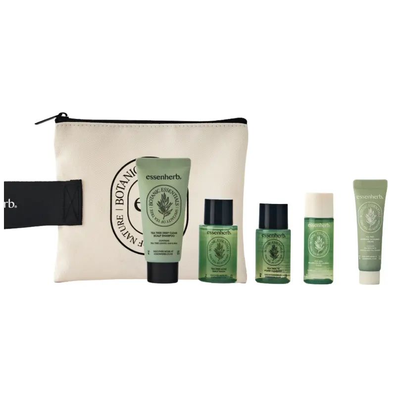 essenherb Tea Tree Trial Set Travel Kit (5 Items)