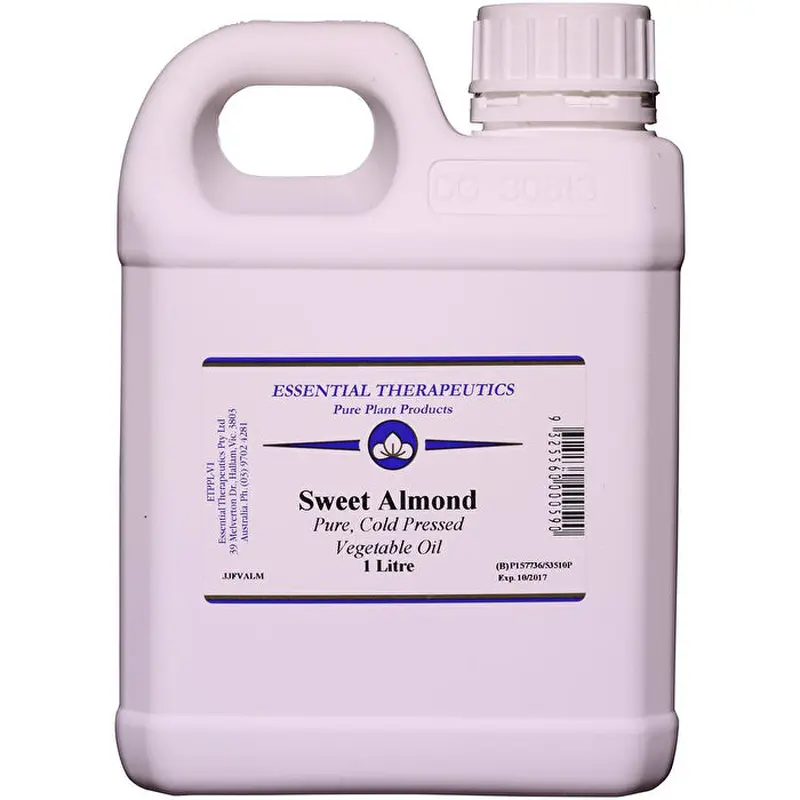 Essential Therapeutics Vegetable Oil Sweet Almond Oil (pure, cold pressed) 1000ml