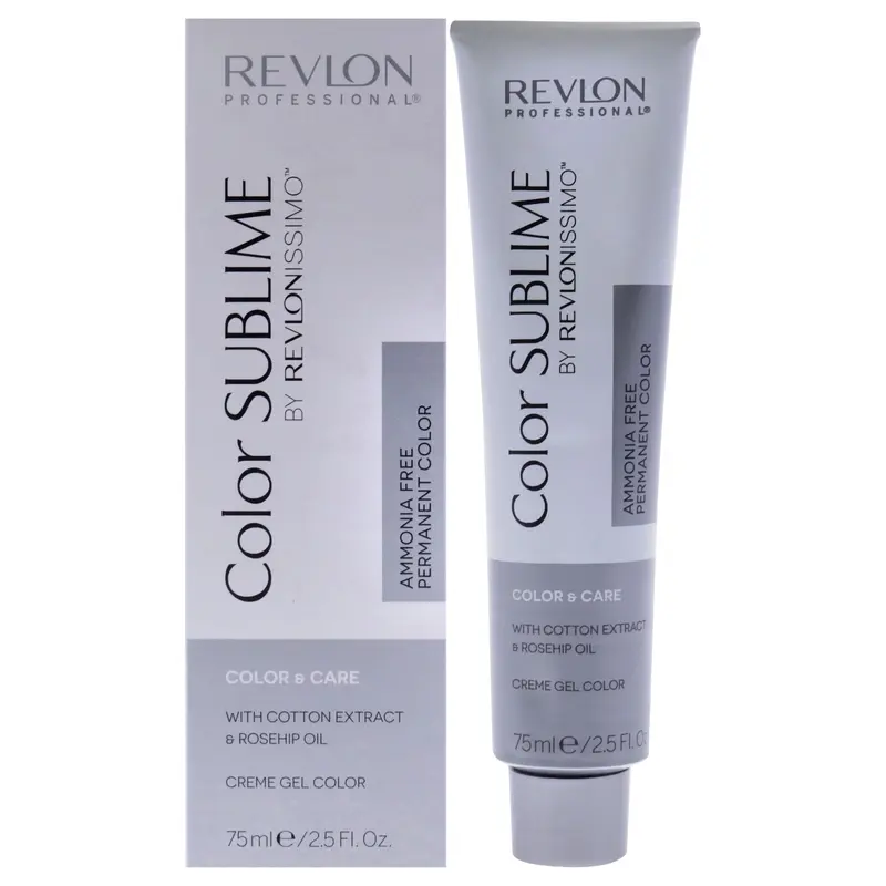 Revlon Revlonissimo Color Sublime - 7.24 Medium Iridescent Copper Blonde by Revlon for Unisex - 2.5 oz Hair Color