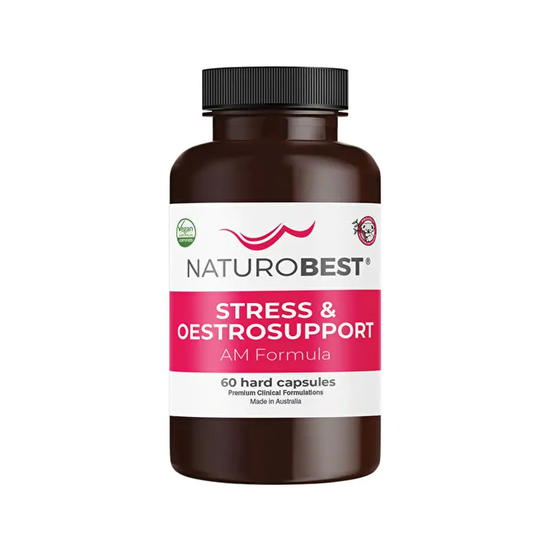 NaturoBest Stress & Oestrosupport AM Formula 60c