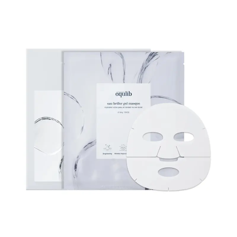 equlib Eau Briller Gel Mask 1 Box (34g  4 sheets)