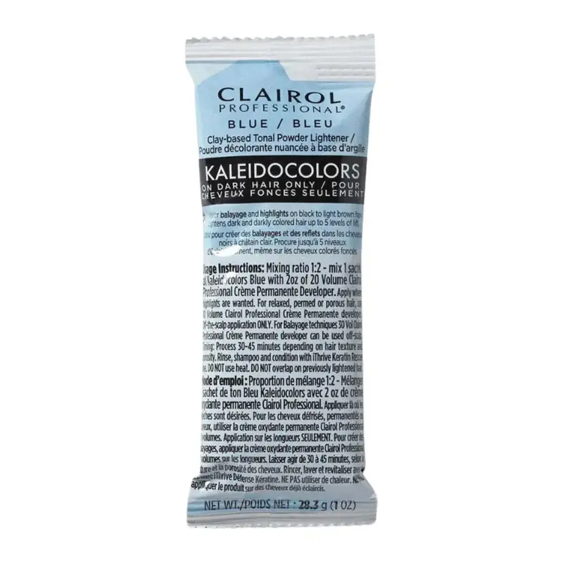 Clairol Professional Kaleidocolors - On Dark Hair Only - 1 oz BLUE Powder Lightener