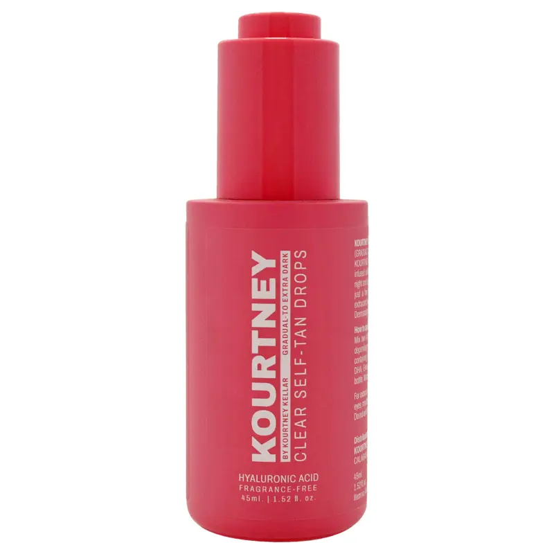 Kourtney Kellar Kourtney Clear Self-Tan Drops - Gradual Extra Dark by Kourtney Kellar for Women - 1.52 oz Drops