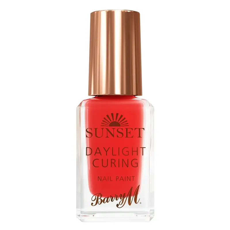 Barry M Sunset Gel Nail Paint Daylight Curing 10ml - All The Things She Red